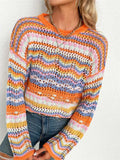 Lubintang INSPIRED Colorful Chunky Crochet Sweaters women knitted sweater jumper winter fashion SWEATER pullover hollow out sweater