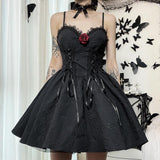 Lubintang Winter Dress New Style Dress Dark Style Jacquard A Pendulum Back Halter Dress