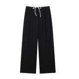 Lubintang New Double Waistband Wide-Legged Pants Casual Pants 1608225