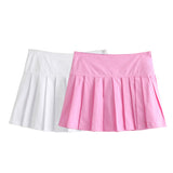 Lubintang New Two-Color Wide-Pleated Fashionable Skirt Pants 5427434