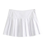 Lubintang New Two-Color Wide-Pleated Fashionable Skirt Pants 5427434