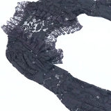 Lubintang Spring 2024 New Sexy Cardigan Blouse Dark Style Slim Classical Lace Blouse Girl