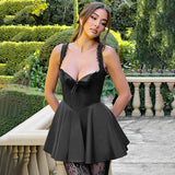 Lubintang Summer 2024 New Fashion Women's Wear Elegant Hip Skirt Retro Style Sexy Dress Women