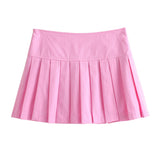 Lubintang New Two-Color Wide-Pleated Fashionable Skirt Pants 5427434