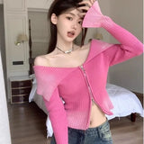 Lubintang Winter Women Korean Vintage Japanese Acubi Knit Sweater Long Sleeve Sweaters Pullover Knitted Gyaru Grunge Pullovers Clothes