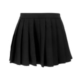 Lubintang Mini Skirt Women New Summer Black Fashion Zipper Partywear Casual Slim Pleated Skirt Elegant Versatile Sexy Female Skirt