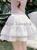 Lubintang Mesh Retro French Sweet Skirt Women Summer New Cute Princess Skirt Female Bow Solid Gauze High Weight Y2k Mini Skirt 2024