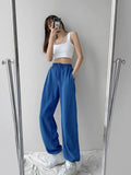 Lubintang Sweatpants For Women Summer Baggy Pants High Waist Jogger Wide Leg Trousers Spring Women's Sports Pants Summer Sweatpants