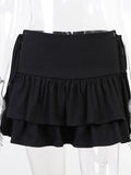 Lubintang Mall Goth Skirt Women Harajuku Y2k E-girl High Waist Bandage Mini Skirt Dark Gothic Punk Emo Alt Club Wear