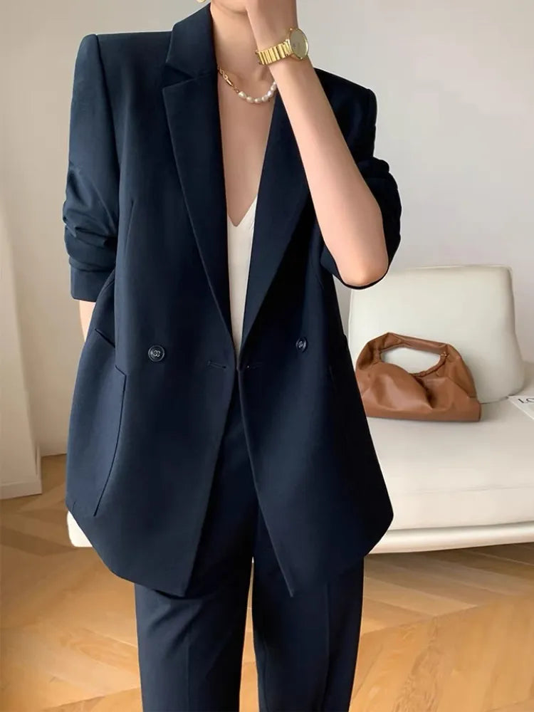 Women Casual Elegant Business Trousers Suit Office Ladies Slim